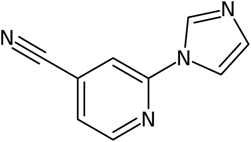 CAS: 158020-84-9 | 2-(1H-Imidazol-1-yl)pyridine-4-carbonitrile, NX26639