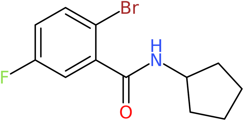 CAS: 951884-13-2 | 2-Bromo-N-cyclopentyl-5-fluorobenzamide, NX70646