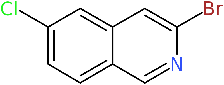 CAS: 1276056-79-1 | 3-Bromo-6-chloroisoquinoline, NX19958