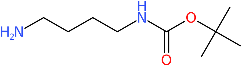 CAS: 68076-36-8 | tert-Butyl N-(4-aminobutyl)carbamate, >98%, NX58034