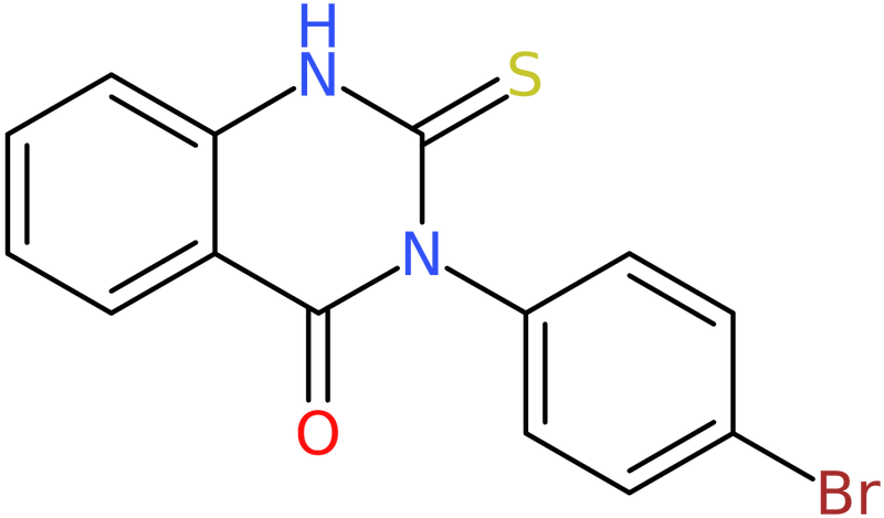 CAS: 1028-39-3 | 3-(4-Bromophenyl)-2-thioxo-2,3-dihydro-1H-quinazolin-4-one, NX11686