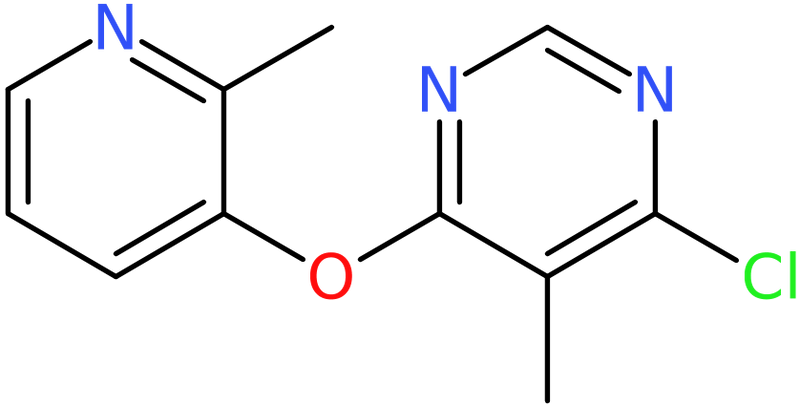 CAS: 930093-72-4 | 4-(2-Methylpyridin-3-yloxy)-6-chloro-5-Methylpyrimidine, >97%, NX69410