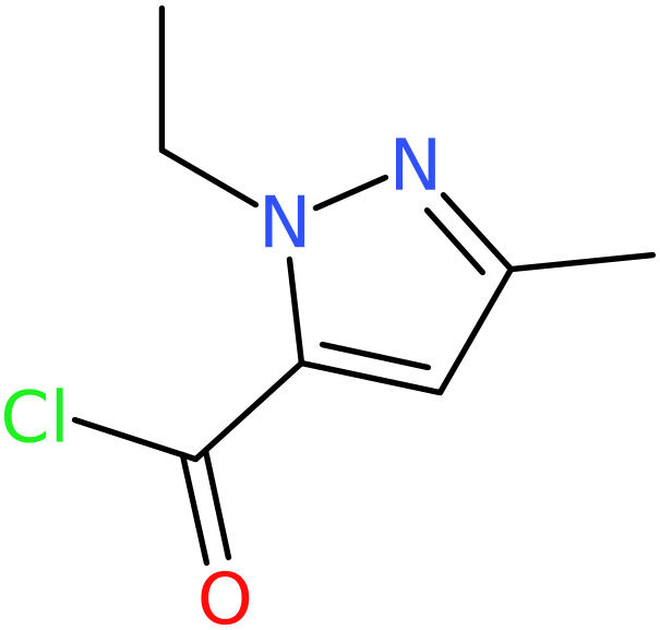 CAS: 128249-59-2 | 1-Ethyl-3-methyl-1H-pyrazole-5-carbonyl chloride, NX20088