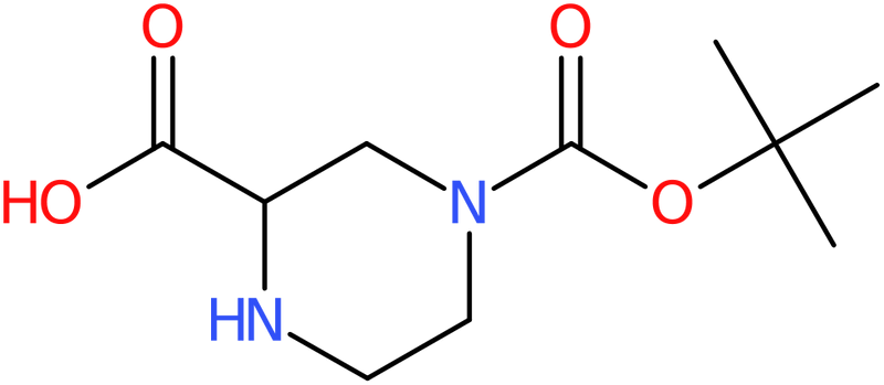 CAS: 128019-59-0 | N4-Boc-piperazine-2-carboxylic acid, >98%, NX20044