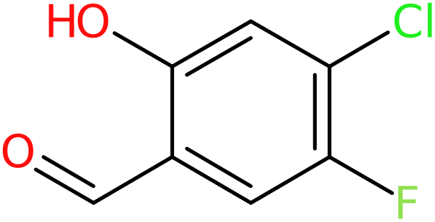 CAS: 1205551-36-5 | 4-Chloro-5-fluoro-2-hydroxybenzaldehyde, >97%, NX16967