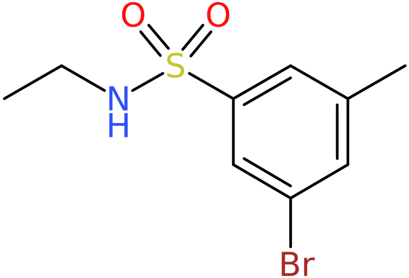 CAS: 951885-52-2 | 3-Bromo-N-ethyl-5-methylbenzenesulphonamide, NX70705