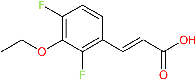 CAS: 1017778-44-7 | 3-Ethoxy-2,4-difluorocinnamic acid, >98%, NX11142