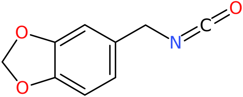 CAS: 71217-46-4 | 5-(Isocyanatomethyl)-1,3-benzodioxole, >97%, NX59270