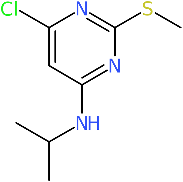 CAS: 951884-54-1 | 4-Chloro-6-(isopropylamino)-2-(methylsulphanyl)pyrimidine, NX70668