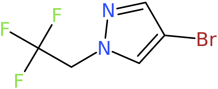 CAS: 1049730-37-1 | 4-Bromo-1-(2,2,2-trifluoroethyl)-1H-pyrazole, NX12447