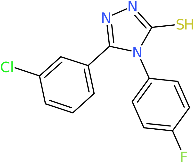 CAS: 720667-75-4 | 5-(3-Chlorophenyl)-4-(4-fluorophenyl)-4H-1,2,4-triazole-3-thiol, NX59532