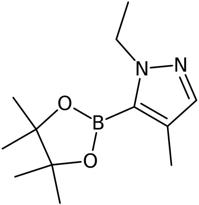 CAS: 1047636-01-0 | 1-Ethyl-4-methyl-5-(4,4,5,5-tetramethyl-1,3,2-dioxaborolan-2-yl)-1H-pyrazole, >98%, NX12369