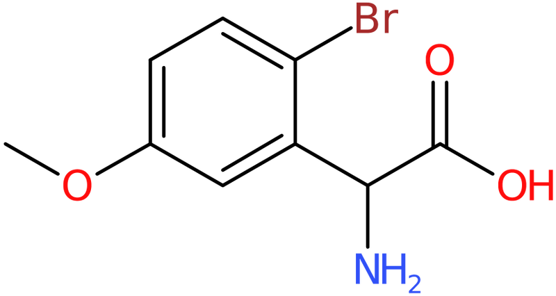 CAS: 1031705-87-9 | 2-Amino-2-(2-bromo-5-methoxy-phenyl)acetic acid, >95%, NX11827