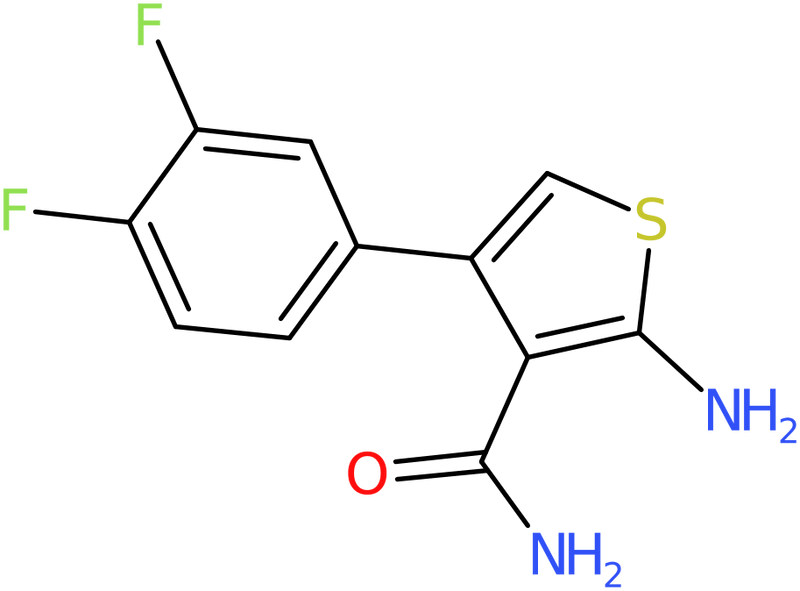 2-Amino-4-(3,4-difluorophenyl)thiophene-3-carboxamide, NX74640