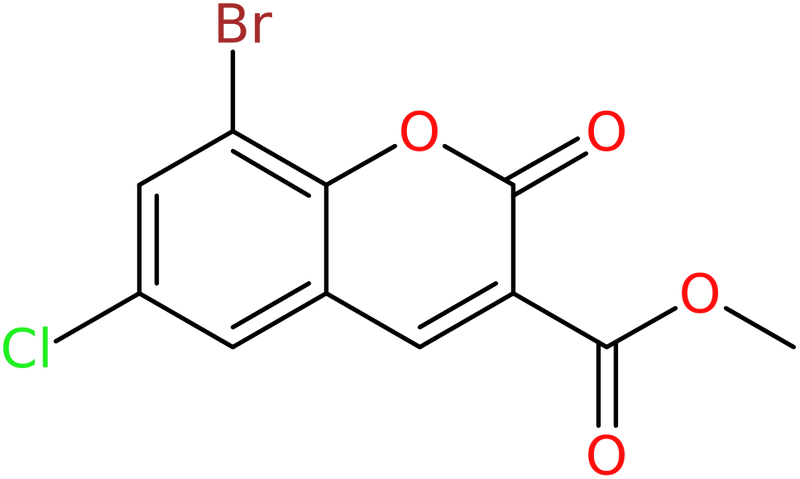 CAS: 1427460-59-0 | Methyl 8-bromo-6-chloro-2-oxo-2H-chromene-3-carboxylate, NX23990