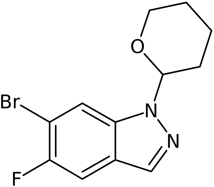 CAS: 1286734-76-6 | 6-Bromo-5-fluoro-1-(tetrahydro-2H-pyran-2-yl)-1H-indazole, NX20159