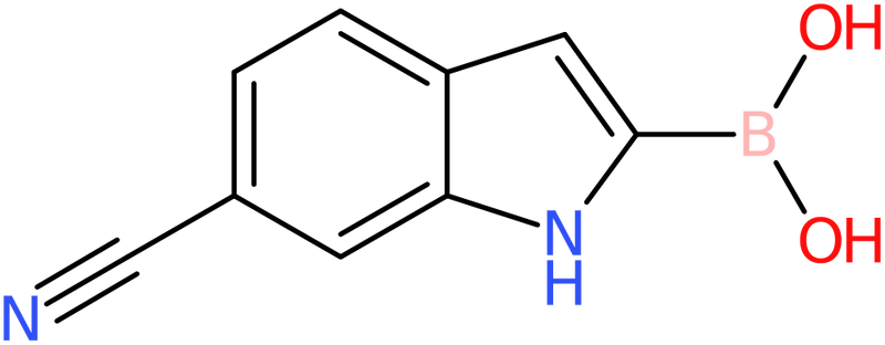 CAS: 1286777-08-9 | (6-Cyano-1H-indol-2-yl)boronic acid, >95%, NX20176