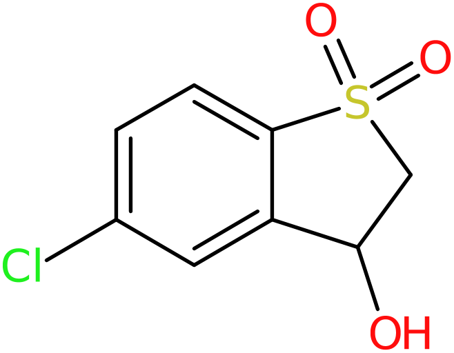 CAS: 1353878-07-5 | 5-Chloro-2,3-dihydro-1-benzothiophene-3-ol 1,1-dioxide, NX21971