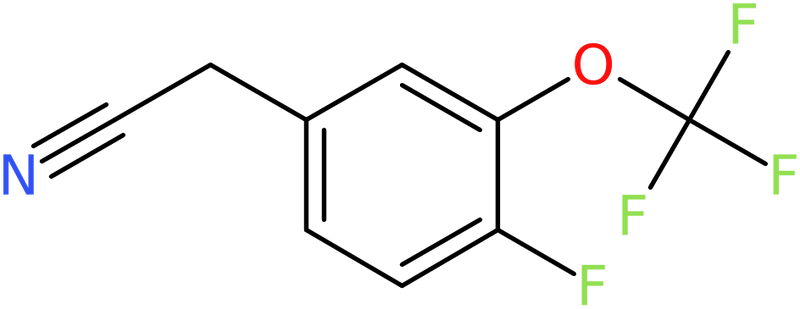 CAS: 1020718-23-3 | 4-Fluoro-3-(trifluoromethoxy)phenylacetonitrile, >98%, NX11442