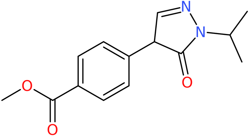 Methyl 4-(1-isopropyl-5-oxo-4,5-dihydro-1H-pyrazol-4-yl)benzoate, NX73846