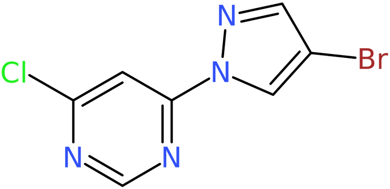 CAS: 957035-29-9 | 4-(4-Bromo-1H-pyrazol-1-yl)-6-chloropyrimidine, >98%, NX71029