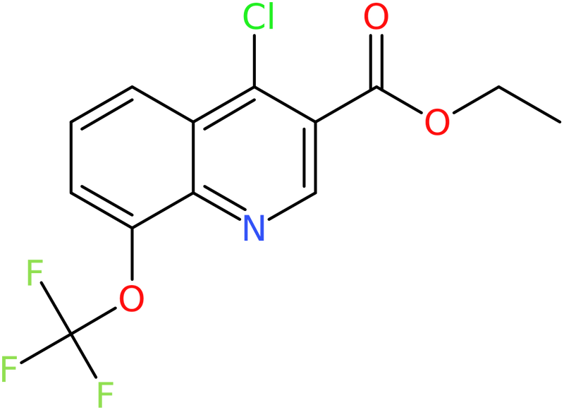 CAS: 1040013-63-5 | 4-Chloro-8-(trifluoromethoxy)quinoline-3-carboxylic acid ethyl ester, NX12180