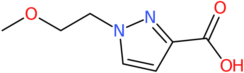 CAS: 936249-32-0 | 1-(2-Methoxyethyl)-1H-pyrazole-3-carboxylic acid, >95%, NX69697