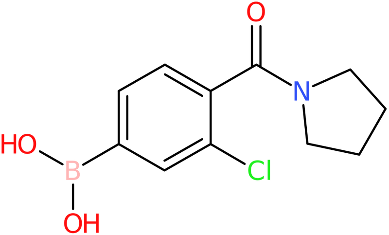 CAS: 850589-51-4 | 3-Chloro-4-(N-pyrrolidin-1-ylcarbonyl)benzeneboronic acid, >95%, NX63977