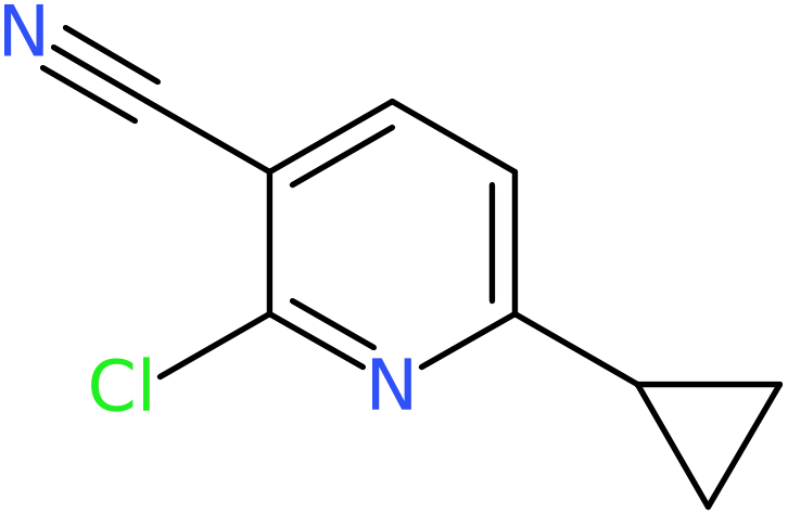 CAS: 1198475-35-2 | 2-Chloro-6-cyclopropylnicotinonitrile, NX16659