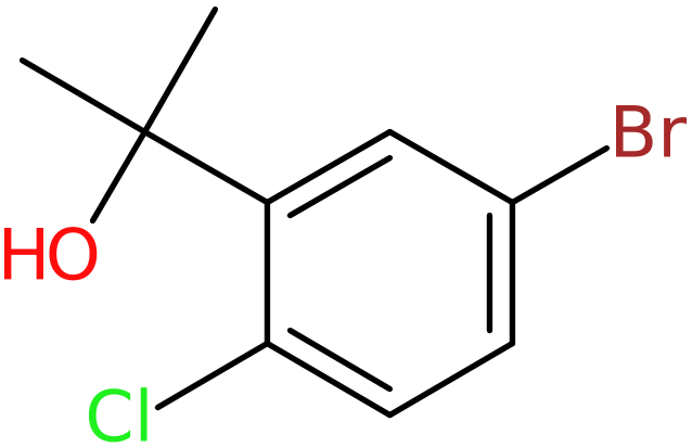 CAS: 885069-29-4 | 2-(5-Bromo-2-chlorophenyl)propan-2-ol, >97%, NX66256