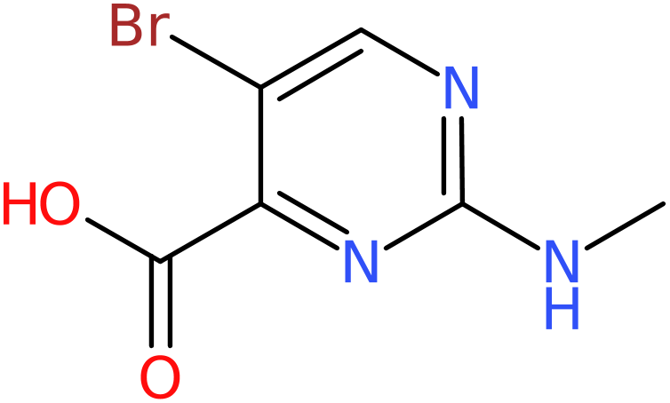 CAS: 937647-22-8 | 5-Bromo-2-(methylamino)pyrimidine-4-carboxylic acid, NX69850