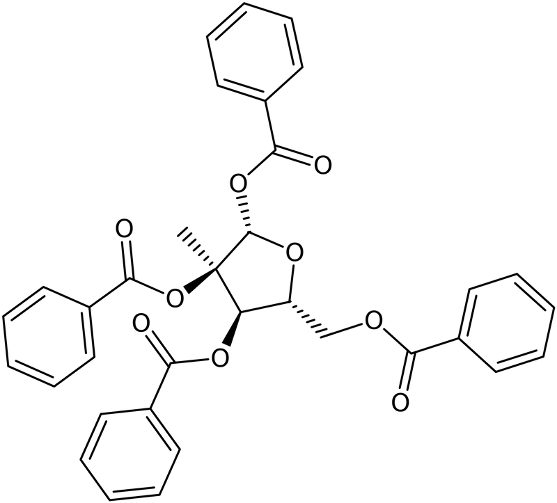 CAS: 15397-15-6 | 2-C-Methyl-1,2,3,5-tetra-O-benzoyl-beta-D-ribofuranose, >98%, NX26046