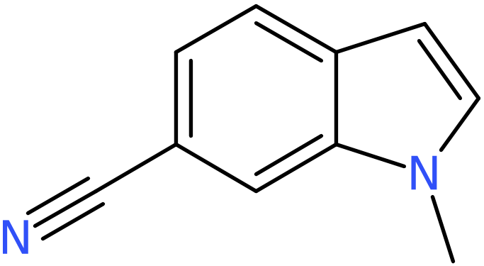 CAS: 20996-87-6 | 1-Methyl-1H-indole-6-carbonitrile, >97%, NX34004