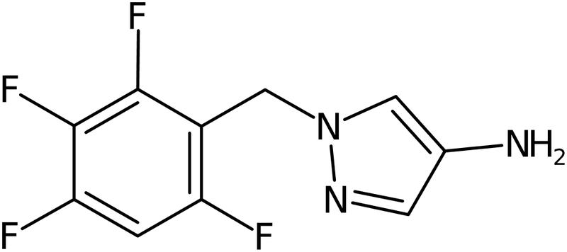 CAS: 1002032-97-4 | 1-(2,3,4,6-Tetrafluorobenzyl)-1H-pyrazol-4-amine, NX10316