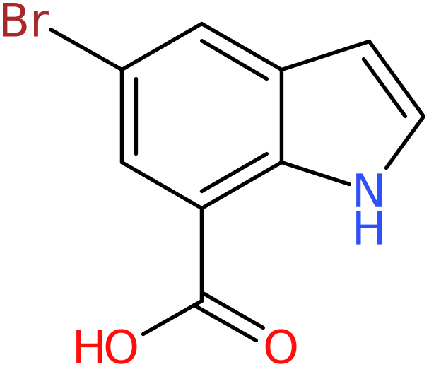 CAS: 860624-90-4 | 5-Bromo-1H-indole-7-carboxylic acid, >97%, NX64555