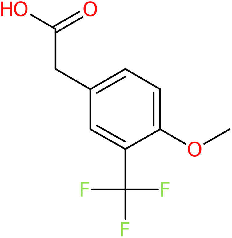 CAS: 1000566-45-9 | 4-Methoxy-3-(trifluoromethyl)phenylacetic acid, >95%, NX10189