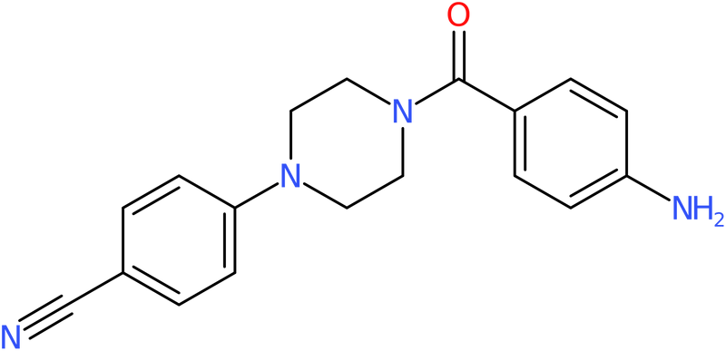 CAS: 885949-73-5 | 4-[4-(4-Aminobenzoyl)piperazin-1-yl]benzonitrile, NX66449