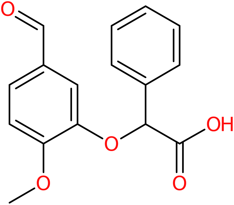 CAS: 885949-43-9 | (5-Formyl-2-methoxyphenoxy)(phenyl)acetic acid, NX66429