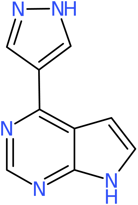 CAS: 952518-97-7 | 4-(1H-Pyrazol-4-yl)-7H-pyrrolo[2,3-d]pyrimidine, NX70829