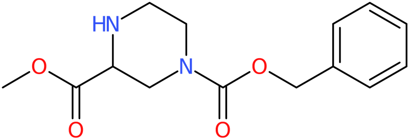 CAS: 129799-11-7 | 1-Benzyl 3-methyl piperazine-1,3-dicarboxylate, >97%, NX20363