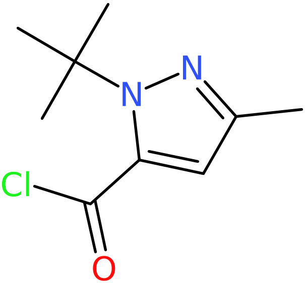 CAS: 175277-10-8 | 1-tert-Butyl-3-methyl-1H-pyrazole-5-carbonyl chloride, NX29364