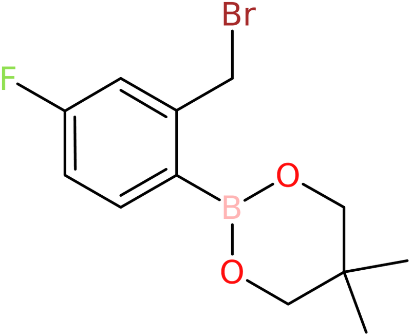 CAS: 673456-16-1 | 2-(Bromomethyl)-4-fluorobenzeneboronic acid, neopentyl glycol ester, >95%, NX57730