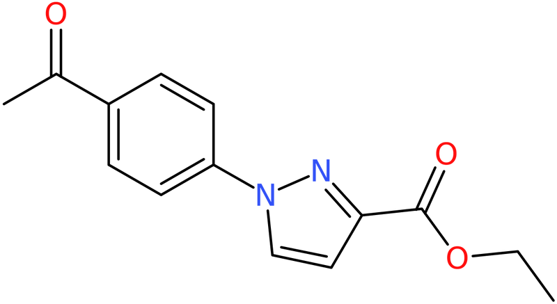 Ethyl 1-(4-acetylphenyl)-1H-pyrazole-3-carboxylate, NX73883