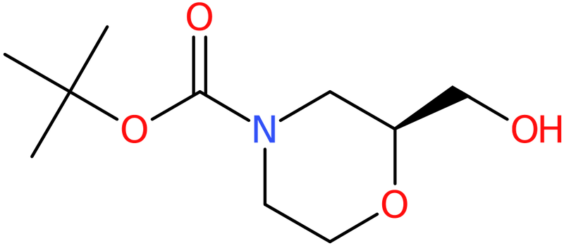 CAS: 135065-76-8 | (2S)-2-(Hydroxymethyl)morpholine, N-BOC protected, >97%, NX21814