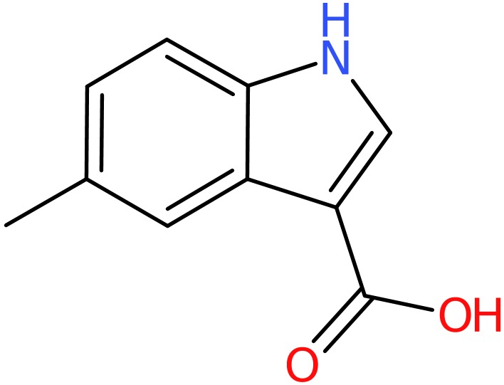 CAS: 10242-02-1 | 5-Methyl-1H-indole-3-carboxylic acid, >98%, NX11556