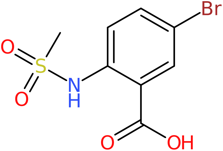 CAS: 1225713-29-0 | 5-Bromo-2-(methylsulfonamido)benzoic acid, NX18145