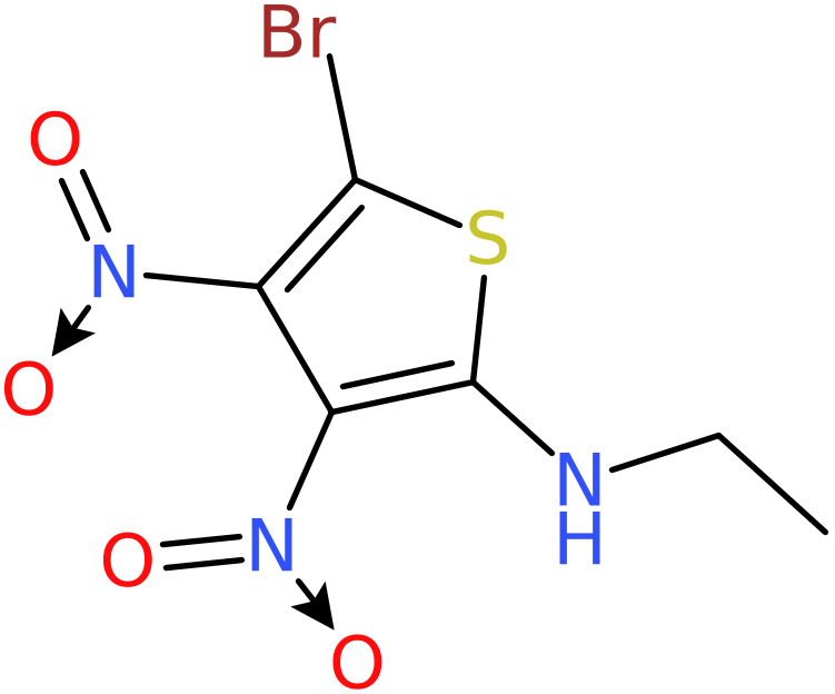 CAS: 680212-43-5 | 5-Bromo-N-ethyl-3,4-dinitrothiophen-2-amine, NX57999