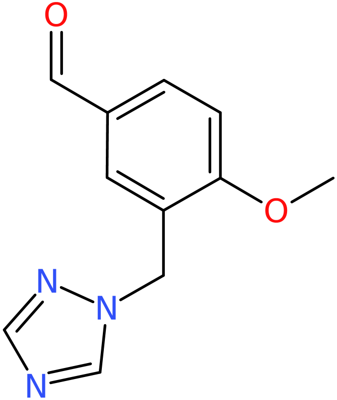 CAS: 1019111-16-0 | 4-Methoxy-3-(1h-1,2,4-triazol-1-ylmethyl)benzaldehyde, NX11345