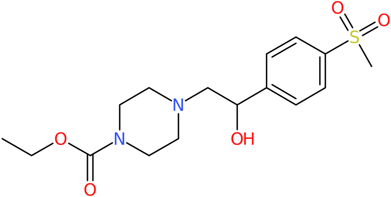 CAS: 924869-23-8 | Ethyl 4-{2-hydroxy-2-[4-(methylsulphonyl)phenyl]ethyl}piperazine-1-carboxylate, NX69140