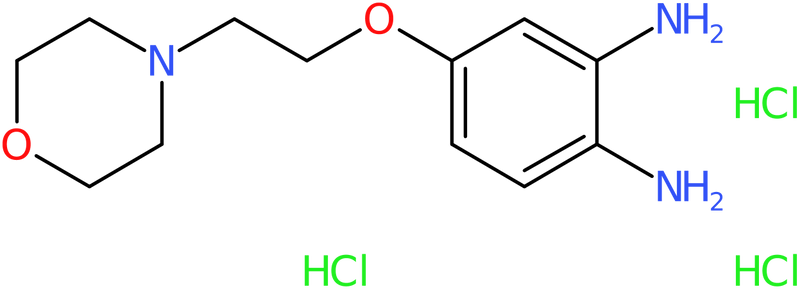 CAS: 75328-29-9 | 4-(2-Morpholinoethoxy)benzene-1,2-diamine trihydrochloride, NX60674